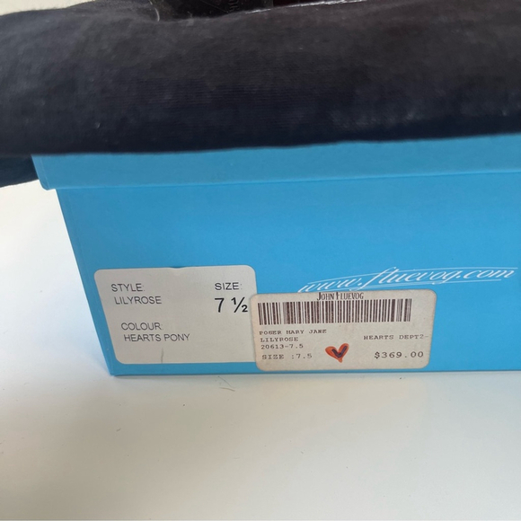 Rare 🔥 John Fluevog POSER LILY-ROSE D’ORSAY MARY JANE HEARTS HEEL Size 7.5 - Picture 13 of 14